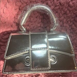 Tiny Silver Handbag
